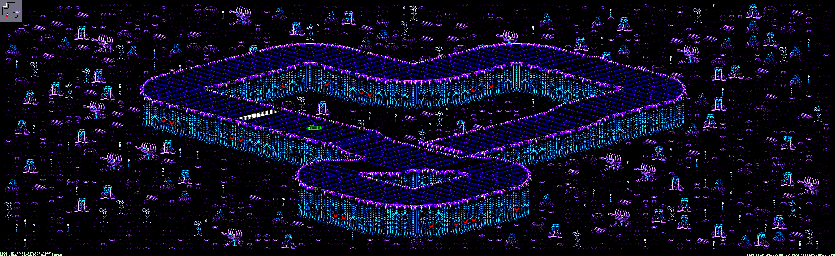 Thumbnail for a map of Drakonis - Divisions B & A Track 4 for the GBA game Rock N' Roll Racing.