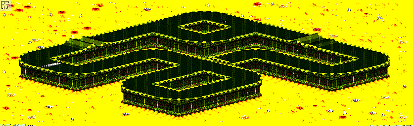 Thumbnail for a map of New Mojave - Divisions B & A Track 1 for the GBA game Rock N' Roll Racing.