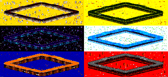 Thumbnail for a map of Vs. Mode Track 1 for the GBA game Rock N' Roll Racing.