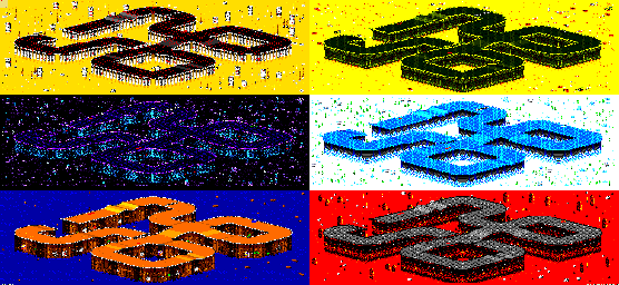 Thumbnail for a map of Vs. Mode Track 30 for the GBA game Rock N' Roll Racing.