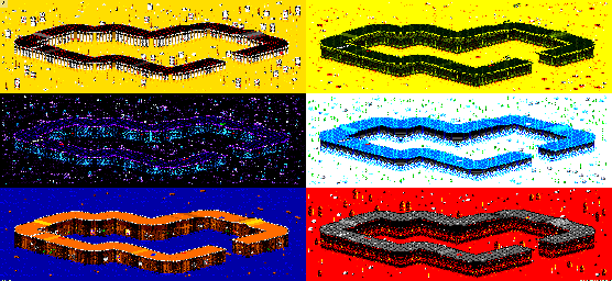 Thumbnail for a map of Vs. Mode Track 31 for the GBA game Rock N' Roll Racing.