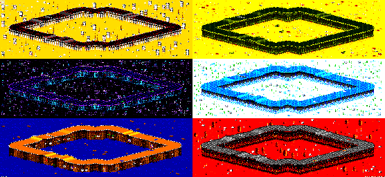 Thumbnail for a map of Vs. Mode Track 9 for the GBA game Rock N' Roll Racing.