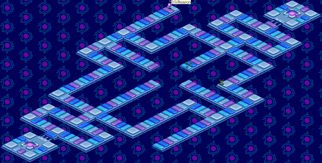 Thumbnail for a map of Haikyo Computer Section 1 for the GBA game Rockman EXE 4.5: Real Operation.