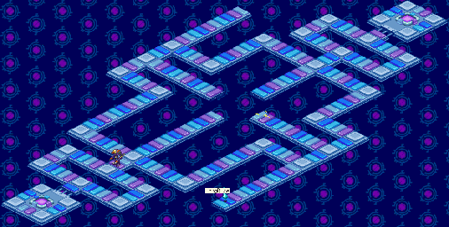 Thumbnail for a map of Haikyo Computer Section 2 for the GBA game Rockman EXE 4.5: Real Operation.