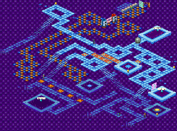 Thumbnail for a map of Internet System Sector 12 for the GBA game Rockman EXE 4.5: Real Operation.