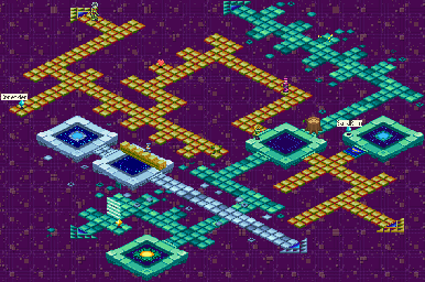 Thumbnail for a map of Internet System Sector 2 for the GBA game Rockman EXE 4.5: Real Operation.