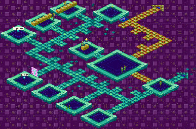 Thumbnail for a map of Internet System Sector 3 for the GBA game Rockman EXE 4.5: Real Operation.