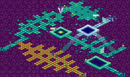 Thumbnail for a map of Internet System Sector 4 for the GBA game Rockman EXE 4.5: Real Operation.