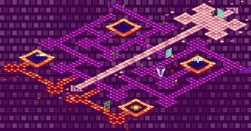 Thumbnail for a map of Internet System Sector 7 for the GBA game Rockman EXE 4.5: Real Operation.