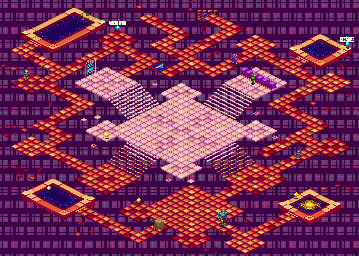 Thumbnail for a map of Internet System Sector 8 for the GBA game Rockman EXE 4.5: Real Operation.