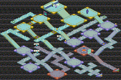 Thumbnail for a map of Undernet System Sector 4 for the GBA game Rockman EXE 4.5: Real Operation.