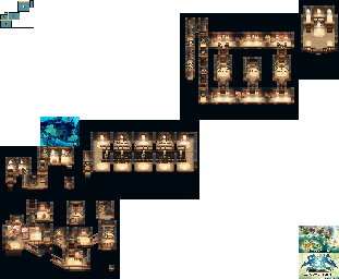 Thumbnail for a map of Unknown Derelict for the GBA game Shining Soul II.