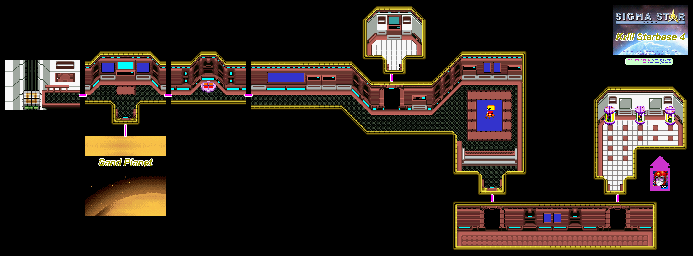 Thumbnail for a map of Krill Starbase 4 for the GBA game Sigma Star Saga.