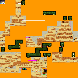 Thumbnail for a map of Sand Planet for the GBA game Sigma Star Saga.