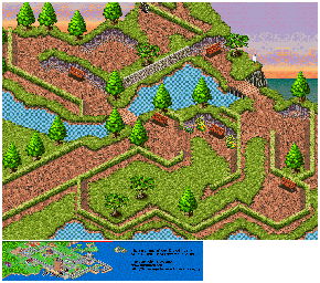 Thumbnail for a map of The Turing Labyrinth for the GBA game The Sims: Bustin' Out.