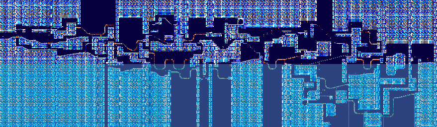 Thumbnail for a map of Zone 5: Twinkle Snow Act 02 for the GBA game Sonic Advance 3.