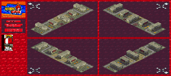 Thumbnail for a map of Arenas Metal Depot for the GBA game Sonic Battle.