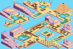 Thumbnail for a map of Temple Of Dune (In-Game Map) for the GBA game Spyro 2: Season Of Flame.