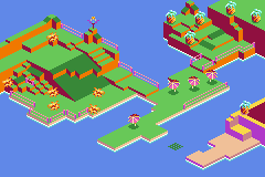 Thumbnail for a map of Dragon Shores Dragon Coast Region (In-Game Map) for the GBA game Spyro: Attack Of The Rhynocs.