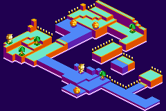 Thumbnail for a map of Professor's Secret Lab Virtual Training Area (In-Game Map) for the GBA game Spyro: Attack Of The Rhynocs.