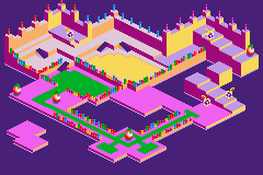 Thumbnail for a map of Thieves' Guild Main Guild Hall (In-Game Map) for the GBA game Spyro: Attack Of The Rhynocs.