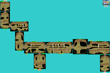Thumbnail for a map of Cave Of The Winds for the GBA game Summon Night: Craft Sword Monogatari - Hajimari no Ishi.