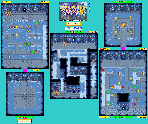 Thumbnail for a map of Water Temple 2 for the GBA game Summon Night: Craft Sword Monogatari - Hajimari no Ishi.