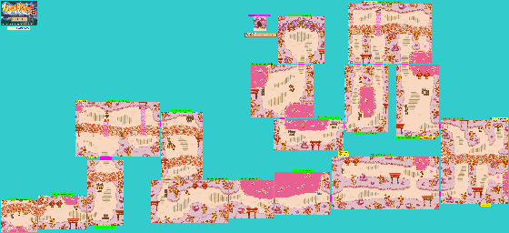 Thumbnail for a map of Oni Hot Springs A1 - 16 for the GBA game Summon Night: Swordcraft Story 2.