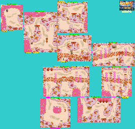 Thumbnail for a map of Oni Hot Springs A17 - 25 for the GBA game Summon Night: Swordcraft Story 2.
