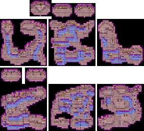 Thumbnail for a map of Labyrinth 19-24 for the GBA game Summon Night: Swordcraft Story.