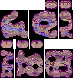 Thumbnail for a map of Labyrinth 43-48 for the GBA game Summon Night: Swordcraft Story.