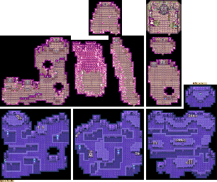 Thumbnail for a map of Labyrinth 49-53 for the GBA game Summon Night: Swordcraft Story.