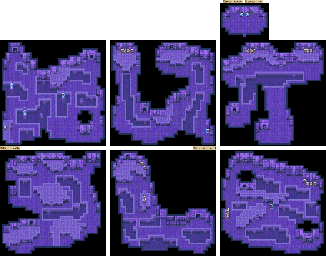 Thumbnail for a map of Labyrinth 60-65 for the GBA game Summon Night: Swordcraft Story.