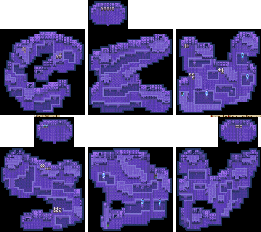 Thumbnail for a map of Labyrinth 72-77 for the GBA game Summon Night: Swordcraft Story.