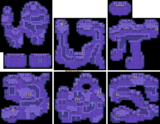 Thumbnail for a map of Labyrinth 90-95 for the GBA game Summon Night: Swordcraft Story.