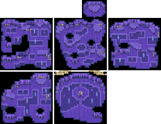 Thumbnail for a map of Labyrinth 96-100 for the GBA game Summon Night: Swordcraft Story.