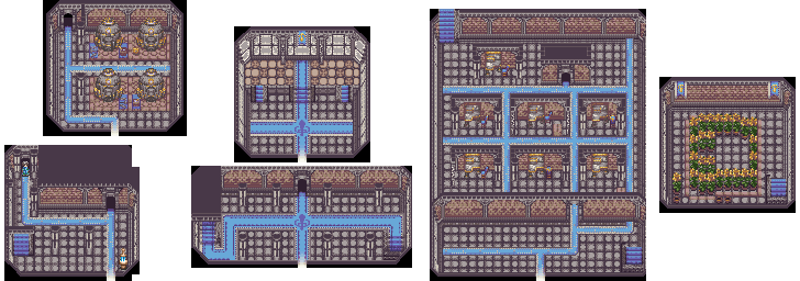 Thumbnail for a map of Wystern Central Tower for the GBA game Summon Night: Swordcraft Story.