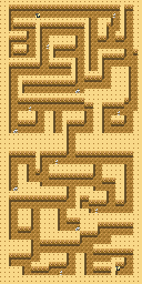 Thumbnail for a map of Super Chinese 2 Advance Cave To Mt. Cone-Rum for the GBA game Super Chinese 1+2 Advance.
