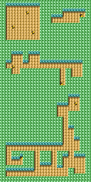 Thumbnail for a map of Super Chinese 2 Advance Cave To Snowfield for the GBA game Super Chinese 1+2 Advance.