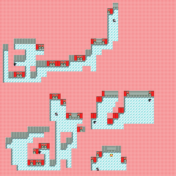 Thumbnail for a map of Super Chinese 2 Advance Fire Castle for the GBA game Super Chinese 1+2 Advance.