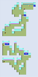 Thumbnail for a map of Super Chinese 2 Advance Water Lily Palace for the GBA game Super Chinese 1+2 Advance.