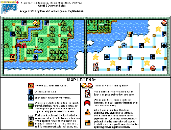 Thumbnail for a map of World 5 for the GBA game Super Mario Advance 4: Super Mario Bros. 3.