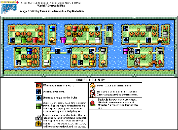 Thumbnail for a map of World 7 for the GBA game Super Mario Advance 4: Super Mario Bros. 3.