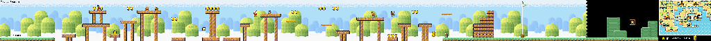 Thumbnail for a map of World e+ Classic World 1-3 for the GBA game Super Mario Advance 4: Super Mario Bros. 3.