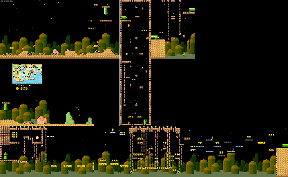 Thumbnail for a map of World e+ Level E22: Rich With Ropes for the GBA game Super Mario Advance 4: Super Mario Bros. 3.