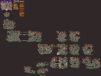 Thumbnail for a map of Abandoned Mine for the GBA game Sword Of Mana.