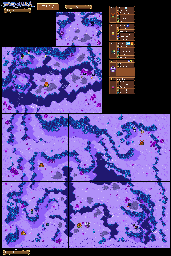 Thumbnail for a map of Glass Desert (North) for the GBA game Sword Of Mana.