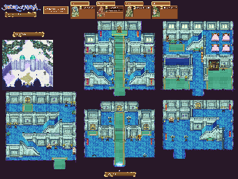 Thumbnail for a map of Lorimar Castle for the GBA game Sword Of Mana.