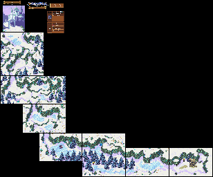 Thumbnail for a map of Snowfield for the GBA game Sword Of Mana.