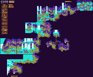 Thumbnail for a map of Subland River for the GBA game Sword Of Mana.